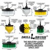 Drill Brush Power Scrubber By Useful Products 5 in W 8 in L Brush, Variety W4C-Y4CO-G52-S-QC-DB